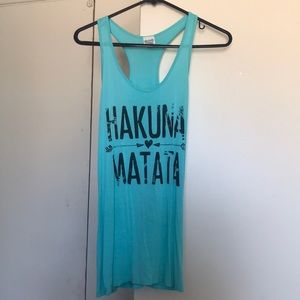 Hakuna matata tank top